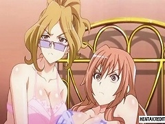 Two tied up hentai babes